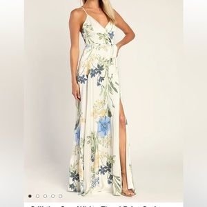 Lulu’s floral maxi size Large